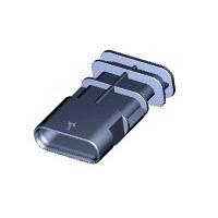 AMP Connectors - TE Connectivity 1-2141520-1 Tab Housing 5POS,MCON 1.2,TAB HSG ASSY,SLD,COD A