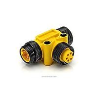 Amphenol SINE Systems P29311 Circular Metric Connectors TEE, 5 PIN MINI