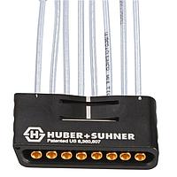 HUBER+SUHNER MF53/1x8A_21MXP/11SK/305 RF Cable Assemblies Multicoax breakout, 1x8, MXP jack(f) to SK(2.92) plug(m), 305mm