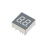 Kingbright DA03-11CGKWA LED Displays 0.3" DUAL DIGIT GRN LED DISPLAY