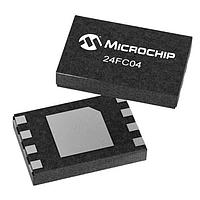 Microchip Technology 24FC04T-I/Q4B EEPROM 4Kb I2C , 1MHz 1.7-5.5V, 8-UDFN