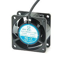 Orion Fans OA60AP-22-1WB Axial Axial Fan, 60x60x30mm, 230VAC, 11CFM, 4W, 28dBA, 3100RPM, Ball, Lead Wires