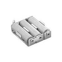 Keystone Electronics 147 Battery Holders HOLDER ALUM 3AA