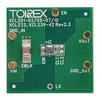 Torex Semiconductor XCL240B183F-EVB-01 DC/AC Switching Converter HiSAT-COT  Control 5.5V/1.0A Inductor Built-in Step-Down micro DC/DC Converters, 1.8Vout