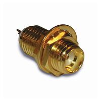 Amphenol RF 132137 Connectors SMA BULKHEAD RECPT FRONT MOUNT