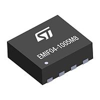 STMicroelectronics EMIF04-1005M8 EMI Filter Circuits 4-Line IPAD Low Cap 900MHz to 1.8G -34dB