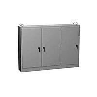 Hammond Manufacturing 1UHD844124FTC Disconnect N12 H.D. Disconnect Enclosure w/ panel - 84.13 x 40.75 x 24.13 - Steel/Gray