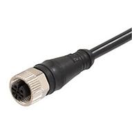 Molex 1200659518 Sensor Cables / Actuator Cables CSE M12 5P AC FE STR WSOR 1M SE UNSH BK