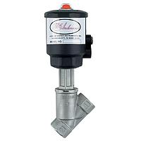 Dwyer SAV-STF3-NO Compact Pneumatic Angle Seat Valve – SS, Fail-Safe, Bi-Directional, 360° (2 in, Normally Open)