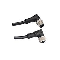 Amphenol LTW M12A12MR-12AFR-SBA05 Sensor Cables / Actuator Cables M12 Circular Metric Connector, A Code, Metal, 1.5A, 12 pins, Male Connector, Male Contact, Right Angle-to-Right Angle, Screw Thread, Overmolded Double Ended, Length 500mm, IP68 / IP69K