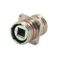 Amphenol Socapex RJFTV6B2GISOBRUT Modular Connectors / Ethernet Connectors RJ Field CAT6a 38999 Aluminum Shell, Jam Nut Receptacle, Sealed A Coding, Stand Off Rear Termination, Black Zinc Nickel