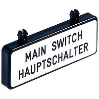 SIEMENS 3LD92861A Rating Plate 3LD2 SWITCH ACC LABEL 47X17MM ENGL/GERM