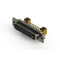 EDAC 630-17W2240-7T2 Mixed Contact D-Sub Connectors Right-angle Power Combo D-Sub Connector