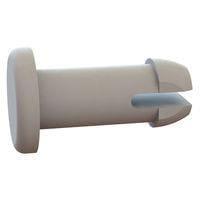 Essentra Components 27PIF0045 Push-In Push In Fastener, .115 Hole, .235 Panel Thk