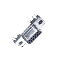 Amphenol CONEC 33DSMT1-E15SNCT Mixed Contact D-Sub Connectors 15P HI DENSITY DSUB FEMALE R/A SMD