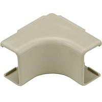 HellermannTyton TSR2I-33 Wire Ducting & Raceways Internal Corner Cover, 1-1/4", 1" Bend Radius, PVC, Ivory, 1/bag