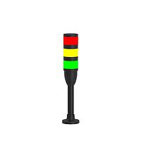 Banner Engineering TL50GYR-300A-F12-3 Tower Lights TL50 Tower Light: 3-Color Indicator; Voltage: 18-30 V dc or 24 V ac; Environmental Rating: IP67; Input: Bimodal; Colors: Green Yellow Red; 2 m (6.5 ft) Integral Cable; Assembled to SOP-E12-300 A, SA-F12-3, SA-M30TE12