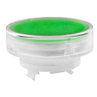 NKK Switches AT4165JF Button RND CLR LNS/GRN DIFF LB PANL SEAL GRN LED