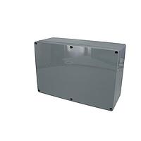 Bud Industries PN-1340-DG Electrical Enclosures IP65 NEMA 4X Box Dark Gray (9.5 X 6.3 X 3.5 In)