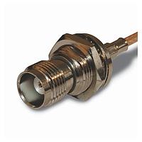 Amphenol RF 122210 Connectors TNC BULKHEAD ISOL JACK RG174 50 OHM TF