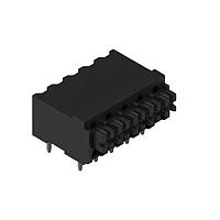 Wurth Elektronik 691410110005 Fixed Terminal Blocks WR-TBL 3.5mm pitch Monoblock THT Black Horizontal Dual Pin cable entry Screwless Push In 5P