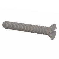 Essentra Components 022520A175 Slotted Countersunk 82 Slotted CSK Screw, 1/4-20 Thread, 1 3/4 Lg