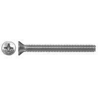 Essentra Components 020256B075 Slotted Countersunk 100 Slotted CSK Screw, #2-56 Thread, 3/4 Lg