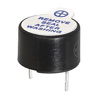 Same Sky (formerly CUI Devices) CMI-1275-85T Electromagnetic buzzer, 12 mm x 7.5 mm deep, M, 5 V, 85 dB, Through Hole, Audio Indicator