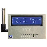 OMEGA ISDTHP-5-CAL-3-HU Environmental Monitoring and Recording over the Internet (124 °C, 0 to 100% RH, Probe, Wall mount bracket)