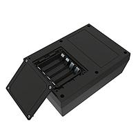 Serpac 173Ri4AA,BK Electrical Enclosures S Series 0.01" Recessed Screw Top w/ 4AA Batt Comp 6.88 x 4.88 x 2.50", Black