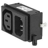 Schurter KP01.1012.01 Inlets SNAP-IN PCB SLDR/QC