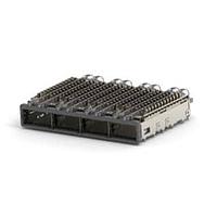 AMP Connectors - TE Connectivity 2057183-2 Cage Assemblies 1x4 QSFP Kit Assy LP& HS SAN