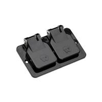 Molex 1301380026 Wire Ducting & Raceways DUP CVR PLATE WEATHER-PROOF BLACK