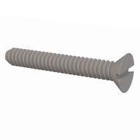 Essentra Components 020440A075 Slotted Countersunk 82 Slotted CSK Screw, #4-40 Thread, 3/4 Lg