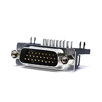 Amphenol Commercial Products L717HDA26PD1CH4F High Density D-Sub Connectors 26P Sz A Hi Density Pin Screwlock 4-40
