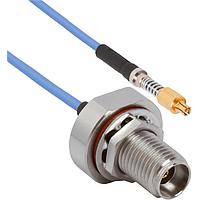 Amphenol SV Microwave FB292-047-FV67.3SMPS-060 RF Cable Assemblies 2.92mm BKHD F  VITA 67.3 SMPS 6"Cable