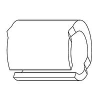 AMP Connectors - TE Connectivity STD06W-U Snap-On SNAP ON .104-.14" U PRICE PER EA MARKER