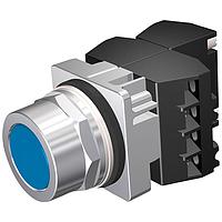 SIEMENS 52PM8A5C Flush PUSHBUTTON,MOM,BLU,FLUSH,2POS,3NO-3NC