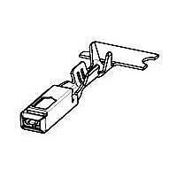 AMP Connectors - TE Connectivity 5-1534116-1 Quick Connect MQS SOCKET CONTACT 2POINT CLEAN BODY