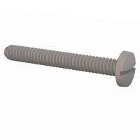 Essentra Components 011024B150 Machine Screw Binder Slotted Screw, #10-24 Thread, 1 1/2 in Lg