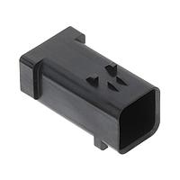 AMP Connectors - TE Connectivity 2040594-4 Housings SEAL CAP HSG 6P, AMPSEAL16 SEA