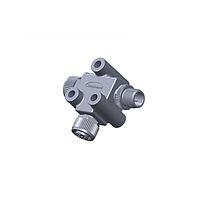 Amphenol LTW TA-A10F-A10F-A10M-01 T-Adapter Circular Metric Connector, T Adaptor, Metal, A Coding, 1.5A, 10 pins, (End 1) Female Female, (End 2) Male Male, (End 3) Female Female, Screw Thread, IP68 Mated