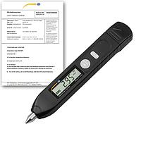 PCE VT 1100-ICA Vibration Meter (0,01~199,9 m / s²; 0,01~199,9 mm / s; 0,001~1,999 mm; ISO Calibration Cert.)