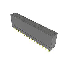 Samtec ESW-115-12-G-D Stackthrough .100" Elevated Socket Strip
