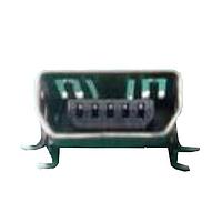 Amphenol FCI 10033527-N3212MLF Mini USB Type AB Connectors 5P SURF MNT RECEPT SINGLE STACK