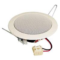 VISATON 50110 Weather Resistant 10cm (4") ceiling-mounted speaker white cover (RAL 9010) 140Hz 75-20000Hz 20-30W