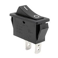 E-Switch R4ABLKBLKFF0 High Current Rocker Switch 15A 250V SPST On-Off No Lamp