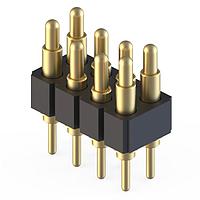 Mill-Max 827-22-008-10-020101 Spring-Loaded SpringLoaded Con TH Double Row 8-Pin