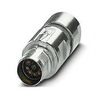 PHOENIX CONTACT 1628971 Standard Circular Connector Coupler connector straight shielded: yes for standard and ONECLICK fast locking system M17 No. of pos.: 8 type of contact: Socket Crimp connection cable diameter range: 3.5 mm ... 6.5 mm coding:N