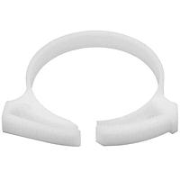 HellermannTyton SNP3810K2 Conduit Clips Snapper Hose Clamp, 1.62 - 1.89" Bundle Diameter, POM, White, 50/pkg